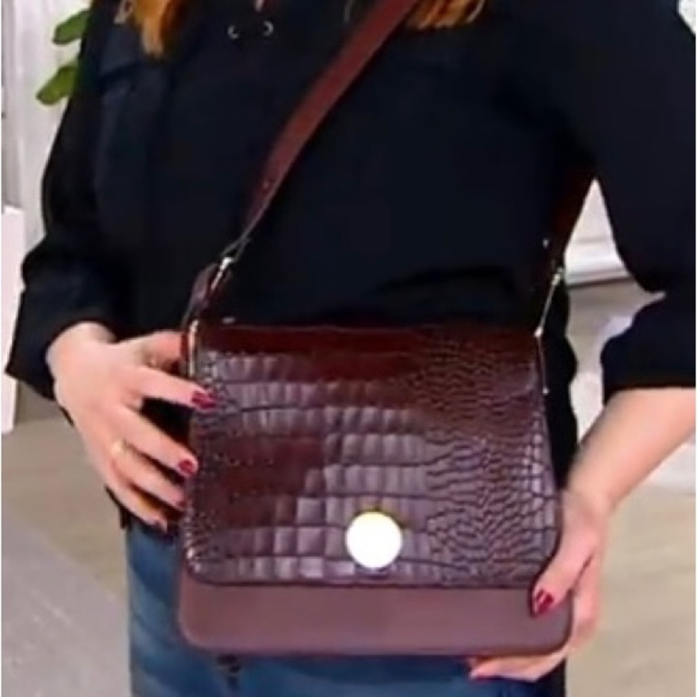 BRAND NEW W/TAGS RADLEY LONDON PORTER STREET CROC EMBOSSED FLAP SHOULDER BAG🤩 - Picture 14 of 14